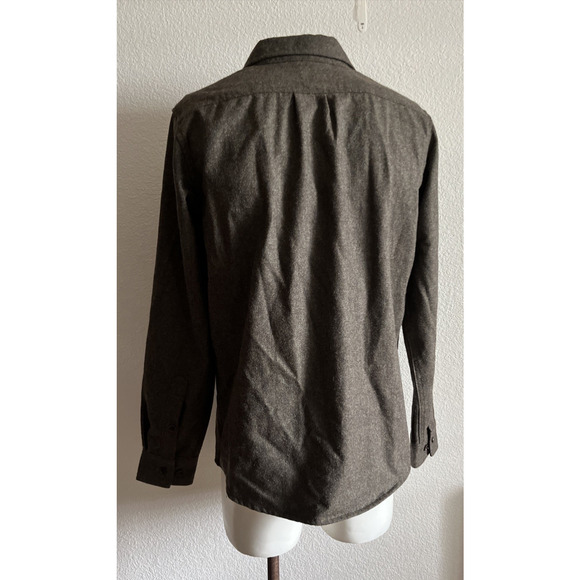 Buffalo Jackson Trading Co. Long Sleeve Gray Wool Shirt Men's Small Shacket - Picture 9 of 9